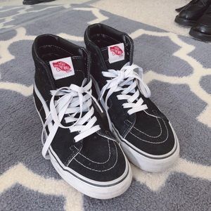 Vans Sk8-Hi black high top sneakers